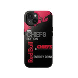 Coque de téléphone Dark Night noire et rouge, Energy Culture RB038